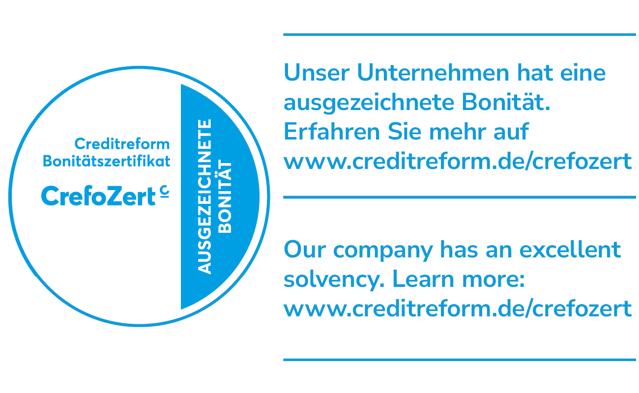 LED2WORK hat eine ausgezeichnete Bonität