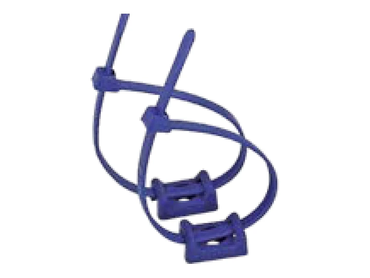 Cable tie + base, metal detectable (210200-13)