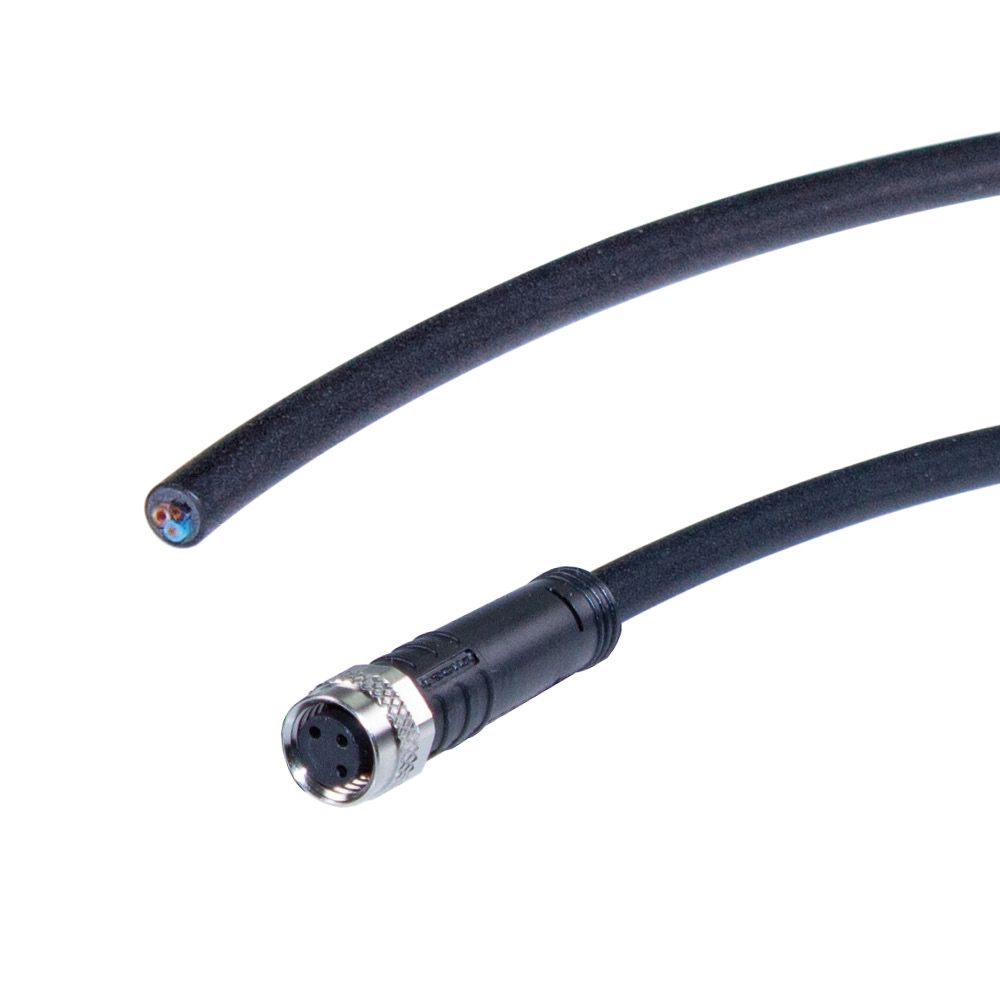Sensor Kabel, 5 m, 3-Polig, offen/M8 Buchse, für 24V
